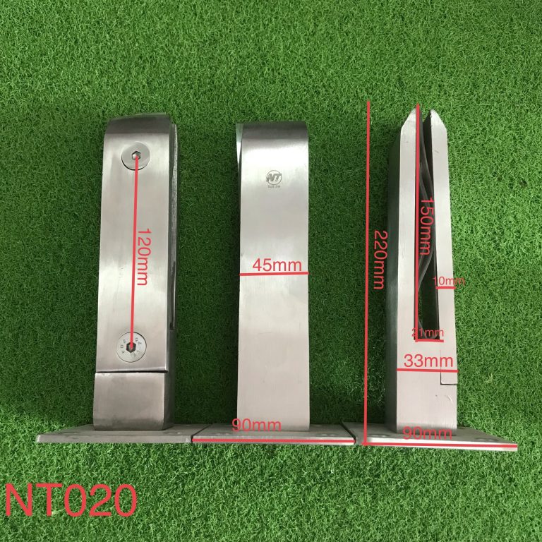 trụ ngàm inox bắt kính