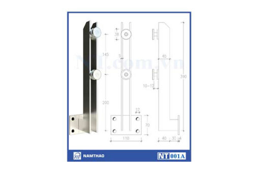 Trụ đặc 5mm ngoài mặt bậc Nam Thao NT001A