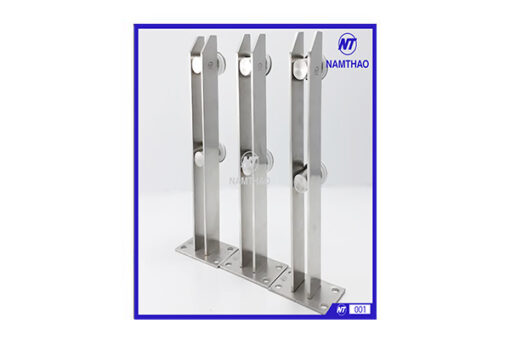 TRỤ INOX LAN CAN KÍNH INOX 304