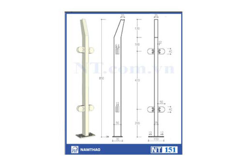 Trụ lan can kính Nam Thao NT 151
