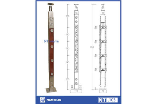 Mẫu cầu thang đẹp Nam Thao NT103