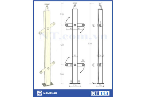 6.6 Trụ lan can Nam Thao NT113