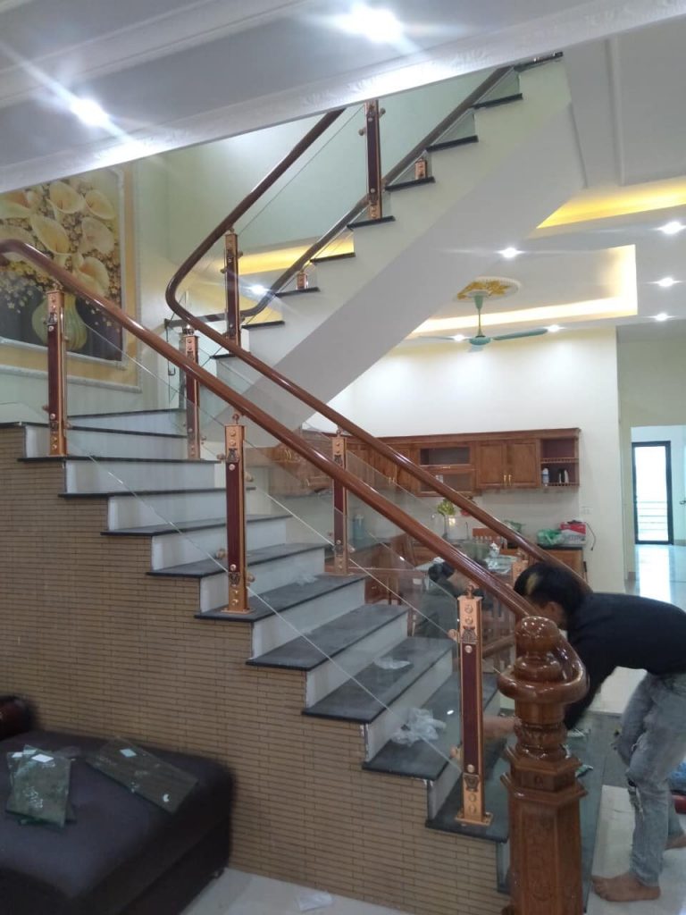 cầu thang hợp kim nhôm