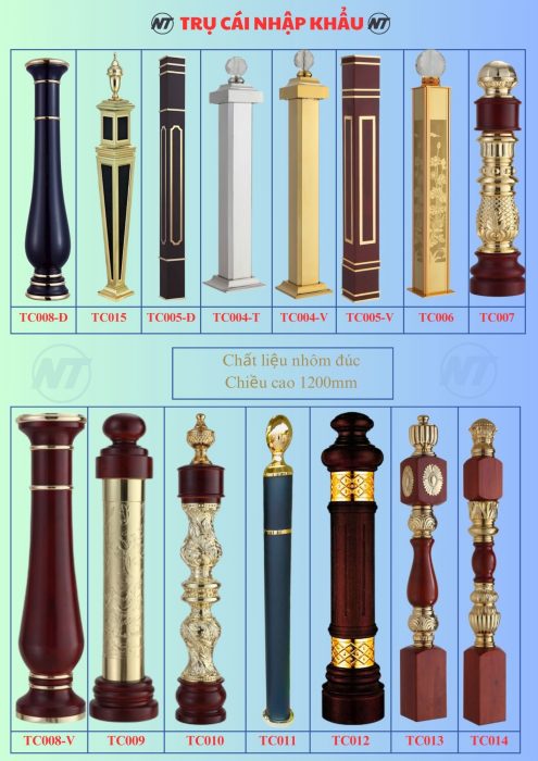 TRỤ CÁI NHÔM ĐÚC NHẬP KHẨU