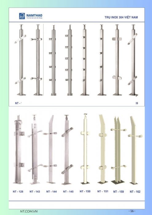 Cattalog cầu thang inox Nam Thao 2